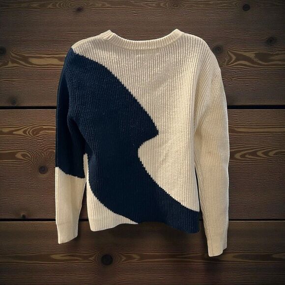 Derek Lam Color Block Knit Sweater Size Medium - Picture 6 of 9